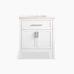 hadron™ 30" bathroom vanity cabinet with sink and quartz top