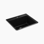 kennon® 25" top-/undermount single-bowl kitchen sink