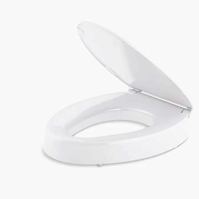 Hyten™ Elevated Quiet-Close™ elongated toilet seat