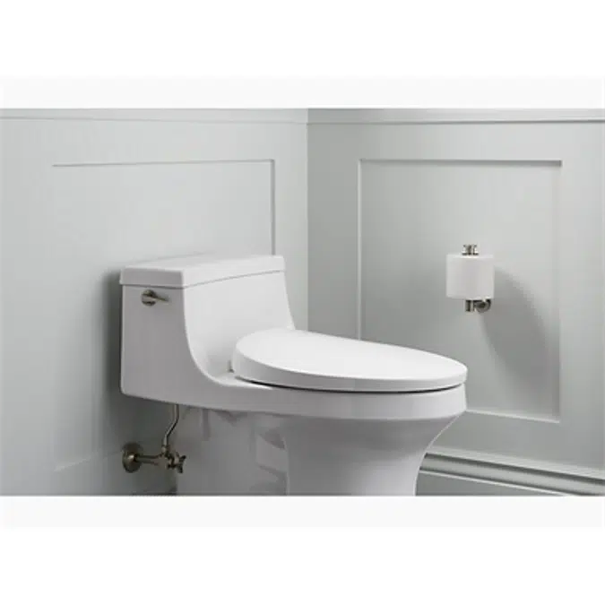 K-10349 PureWarmth® Quiet-Close™ Heated elongated toilet seat with LED nightlight