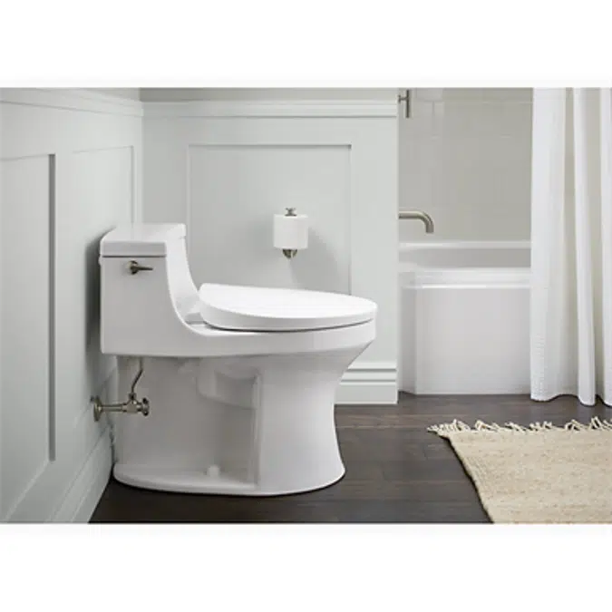 K-10349 PureWarmth® Quiet-Close™ Heated elongated toilet seat with LED nightlight