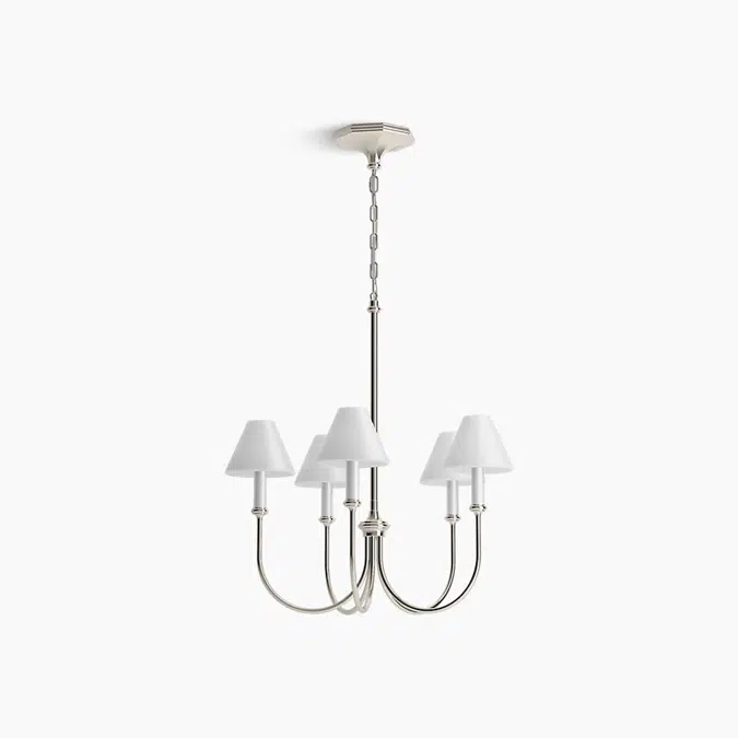 Celano™ 29-1/2" five-light chandelier