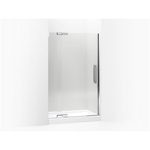 k-705704-l purist® pivot shower door, 72-1/4" h x 45-1/4 - 47-3/4" w, with 3/8" thick crystal clear glass