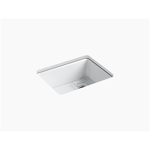 k-5872-5ua1 riverby® 25" x 22" x 9-5/8" undermount single-bowl kitchen sink with rack