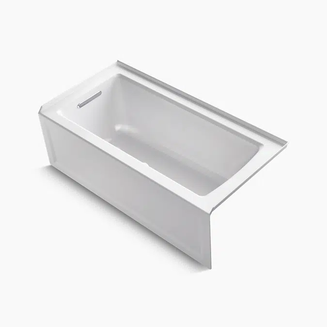Archer® 60" x 30" alcove bath, left drain