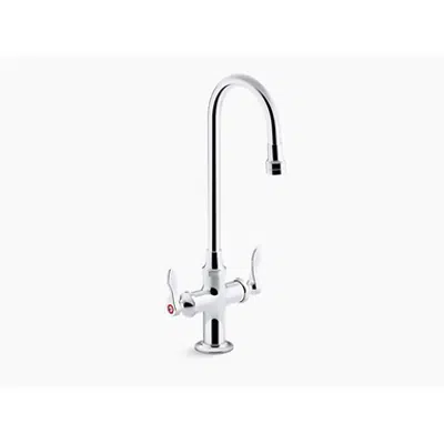 Image for K-100T70-4AKA Triton® Bowe® 1.0 gpm monoblock gooseneck bathroom sink faucet with aerated flow and lever handles, drain not included