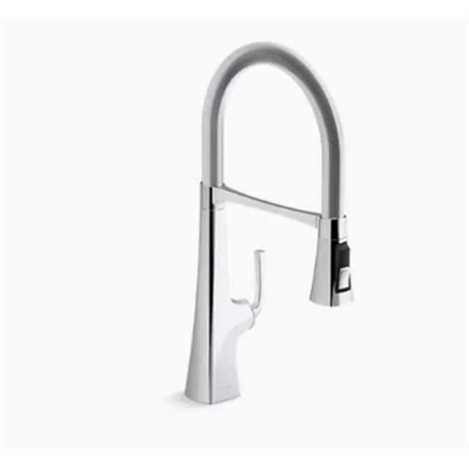 K-22061 Graze® Single-handle semi-professional kitchen sink faucet with 21-9/16" spout