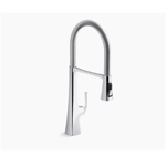 k-22060 graze® single-handle semi-professional kitchen sink faucet with 24-5/16" spout