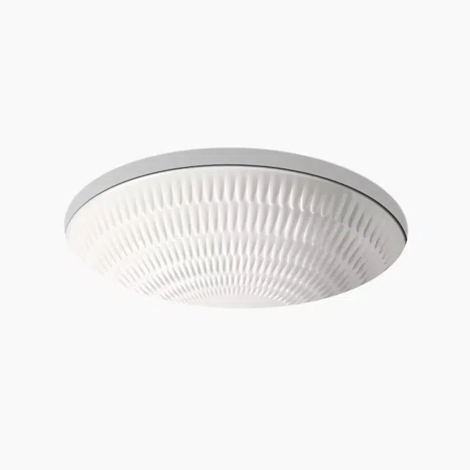 Derring® 19-1/2" oval undermount bathroom sink