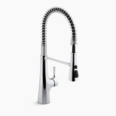 Image for Tempered® Single-handle semi-professional kitchen sink faucet