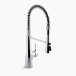 tempered® single-handle semi-professional kitchen sink faucet