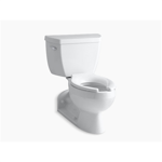 k-3554 barrington™ two-piece elongated 1.6 gpf toilet with pressure lite® flushing technology and left-hand trip lever