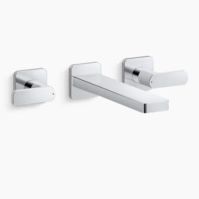  Parallel® Wall-mount bath faucet trim için görüntü