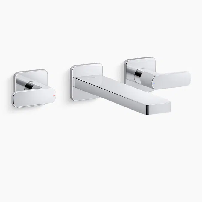  Parallel® Wall-mount bath faucet trim