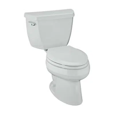 Obrázek pro K-3531 Wellworth® Classic two-piece elongated 1.0 gpf toilet