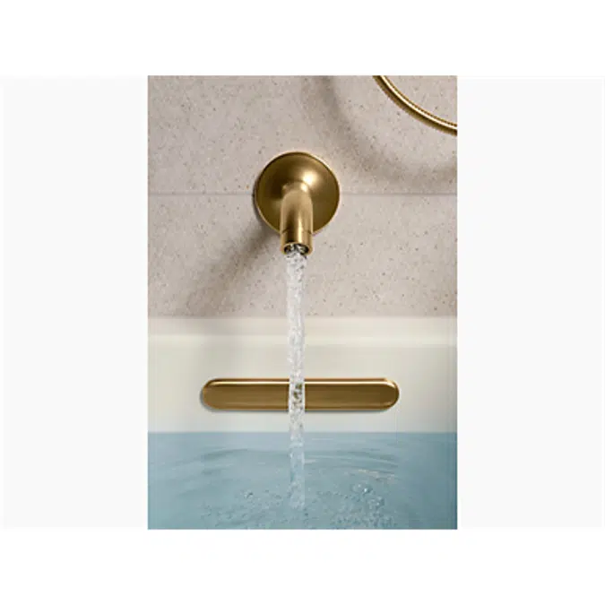 K-1957-LA Underscore® Rectangle 60" x 32" alcove bath with integral apron, integral flange and left-hand drain