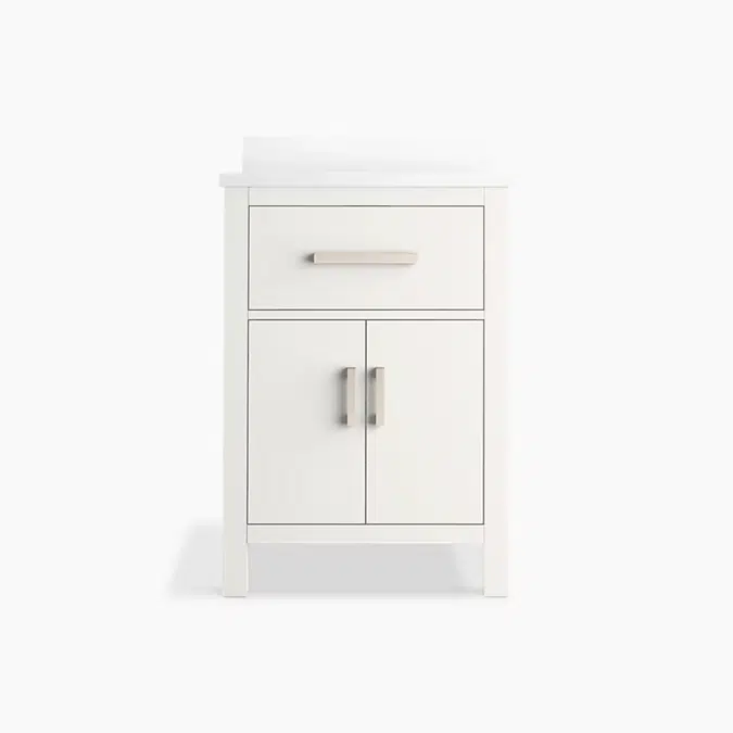 Kresla™ 24" bathroom vanity cabinet with sink and quartz top