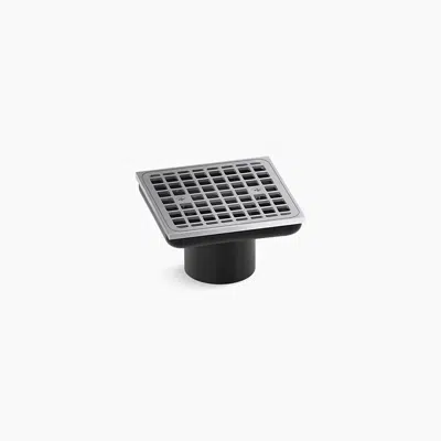 Image for Clearflo Square brass tile-in shower drain