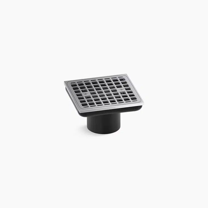 Clearflo Square brass tile-in shower drain
