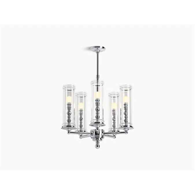 K-23347-CH05 Damask® Five-light chandelier