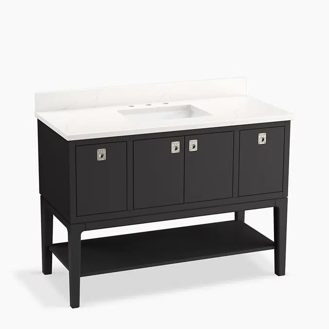Seagrove™ by Studio McGee 48" bathroom vanity cabinet with sink and quartz top