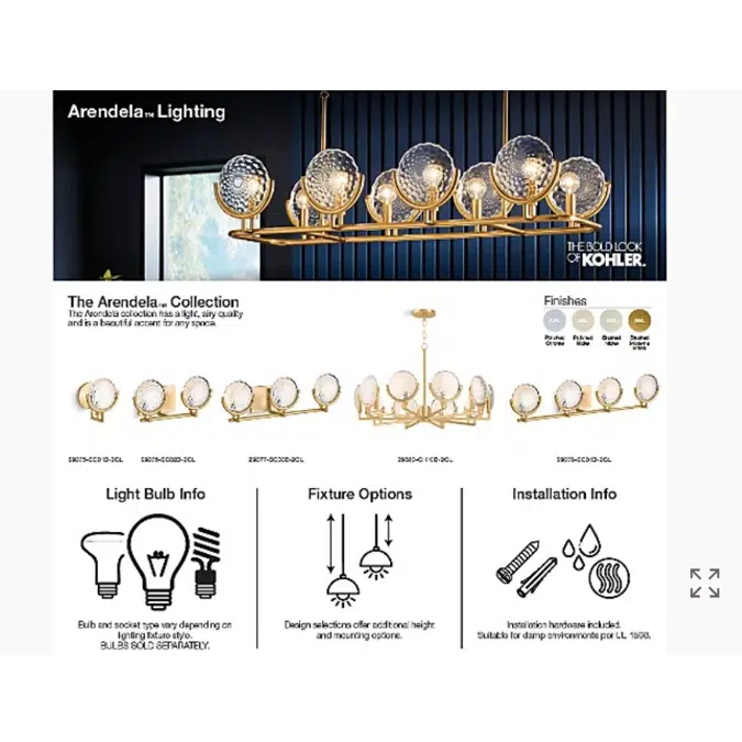 rendela Three-light sconce