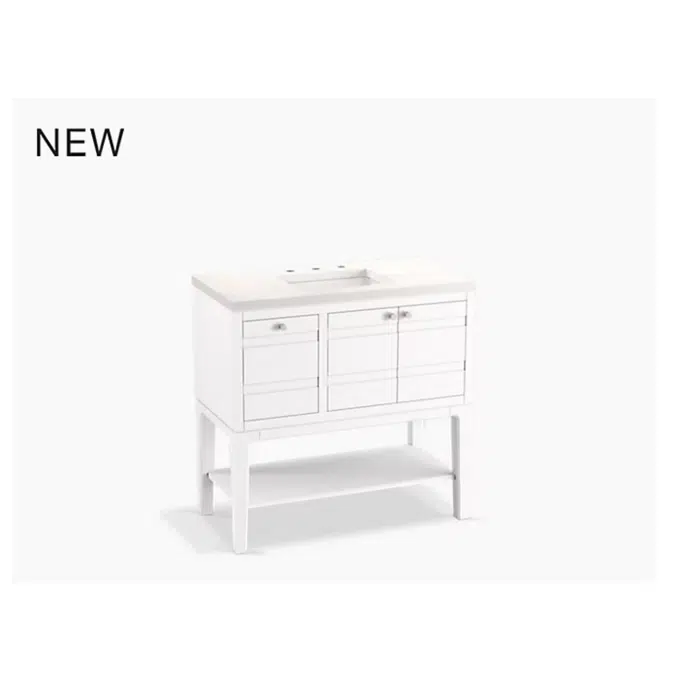 K-33524-ASB Helst™ 36" bathroom vanity set