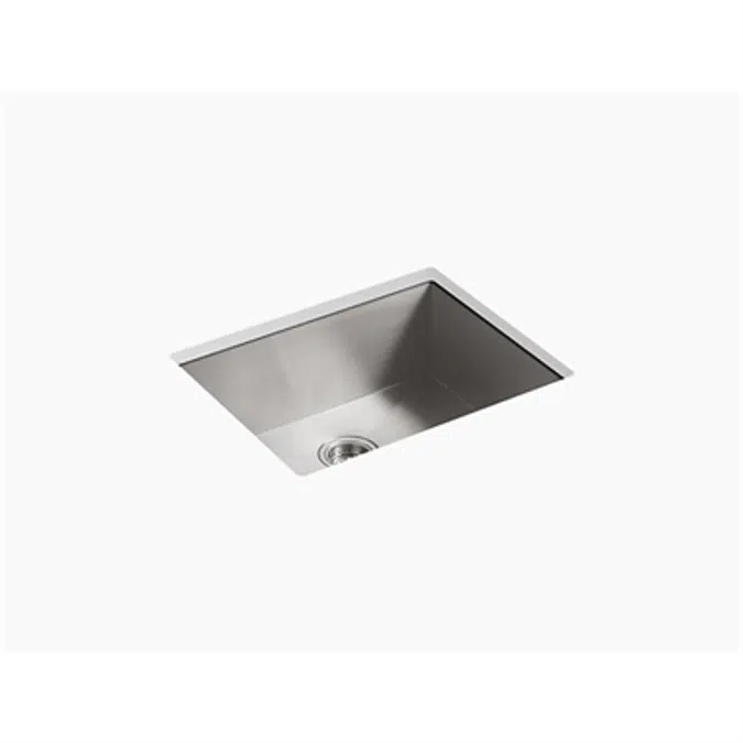 K-3822-4 Vault™ 25" x 22" x 9-5/16" Top-mount/undermount single-bowl kitchen sink with 4 faucet holes