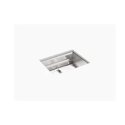 Image for K-23650 Prolific® 23" x 17-3/4" x 10-7/8" Undermount single-bowl workstation kitchen sink with accessories