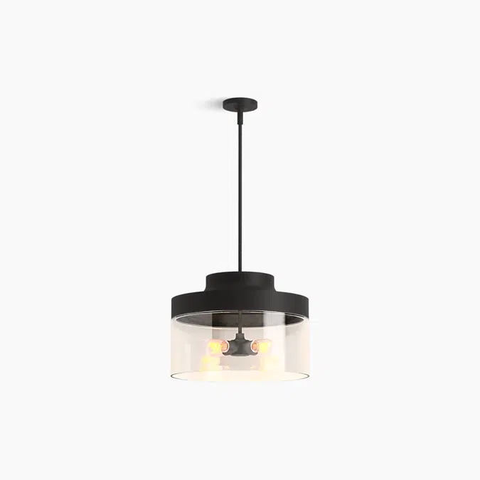 Purist® 18" four-light pendant