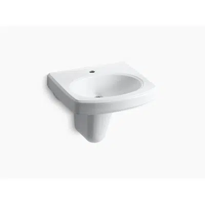 afbeelding voor K-2035-1 Pinoir® Wall-mount bathroom sink with single faucet hole