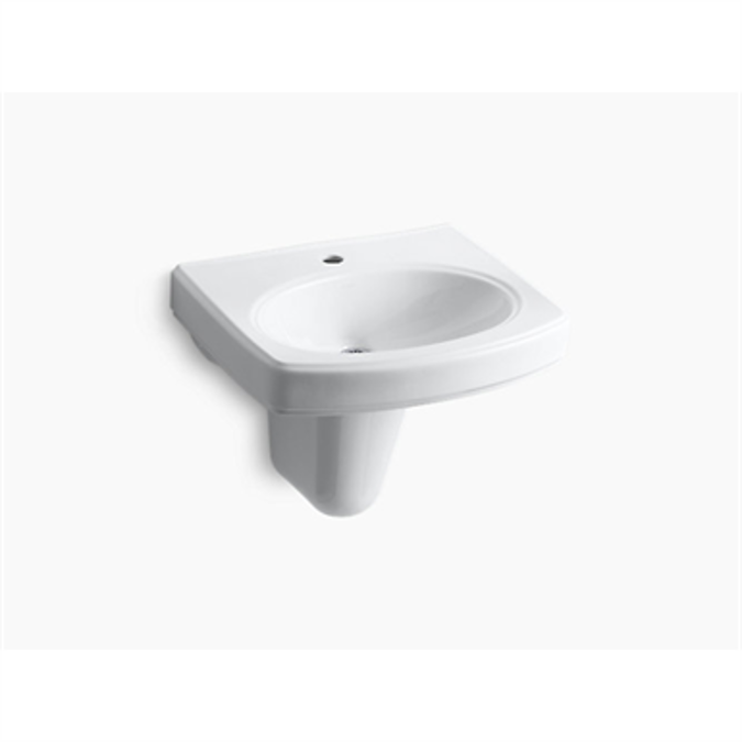 BIM objects Free download! K20351 Pinoir® Wallmount bathroom sink