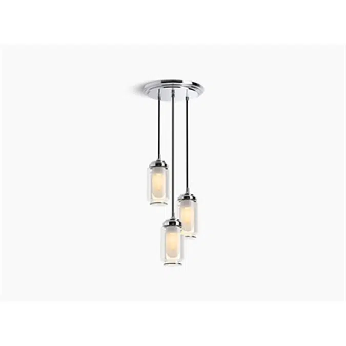 K-22657-CH03 Artifacts® Three-light chandelier