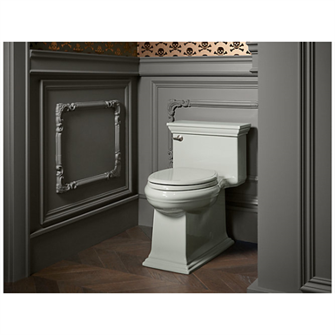 BIM objects Free download! K3813 Memoirs® Stately Comfort Height® Onepiece compact elongated