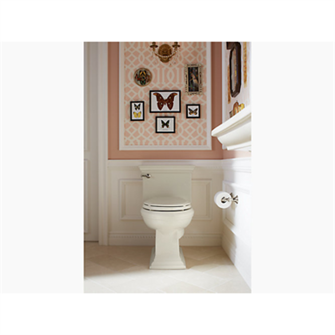 BIM objects Free download! K3813 Memoirs® Stately Comfort Height® Onepiece compact elongated