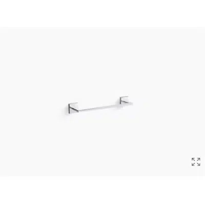 billede til K-23286 Square 12" towel bar