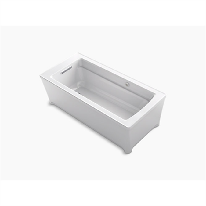 BIM objects Free download! K2594W1 Archer® 68" x 32" freestanding bath with Bask® heated