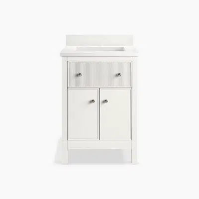 รูปภาพสำหรับ Malin™ by Studio McGee 24" bathroom vanity cabinet with sink and quartz top