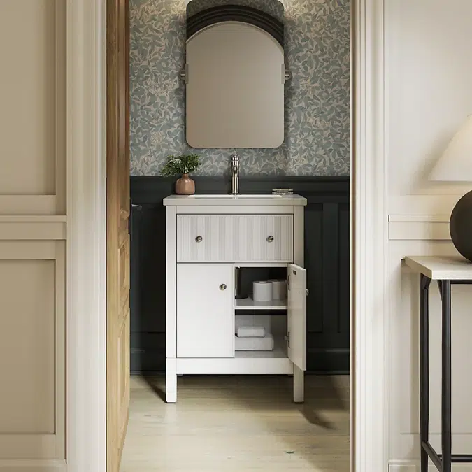 Malin™ by Studio McGee 24" bathroom vanity cabinet with sink and quartz top