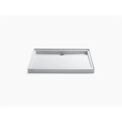 Image for K-9925 Groove® 48" x 36" single threshold rear center drain shower base