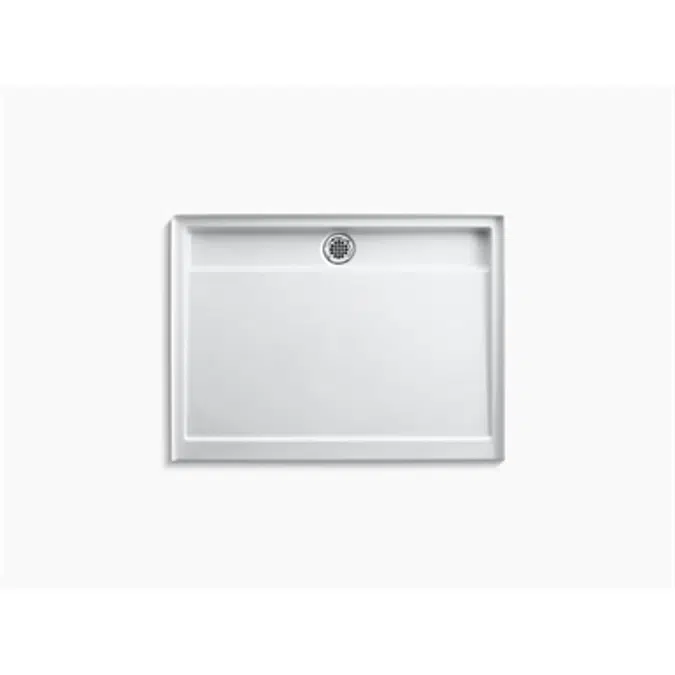 K-9925 Groove® 48" x 36" single threshold rear center drain shower base