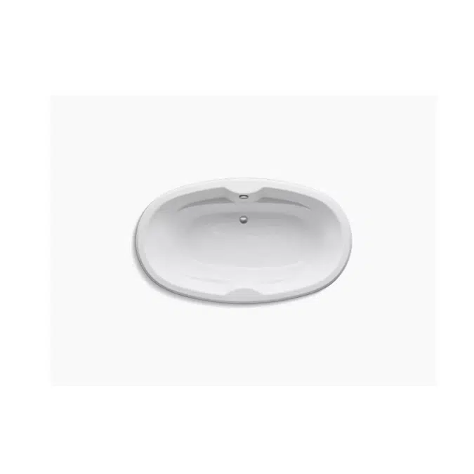 K-1149 7242 72" x 42-1/8" oval drop-in bath