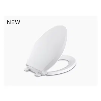 Image for K-R25781-A Cachet® Quiet-Close™ Elongated antimicrobial toilet seat