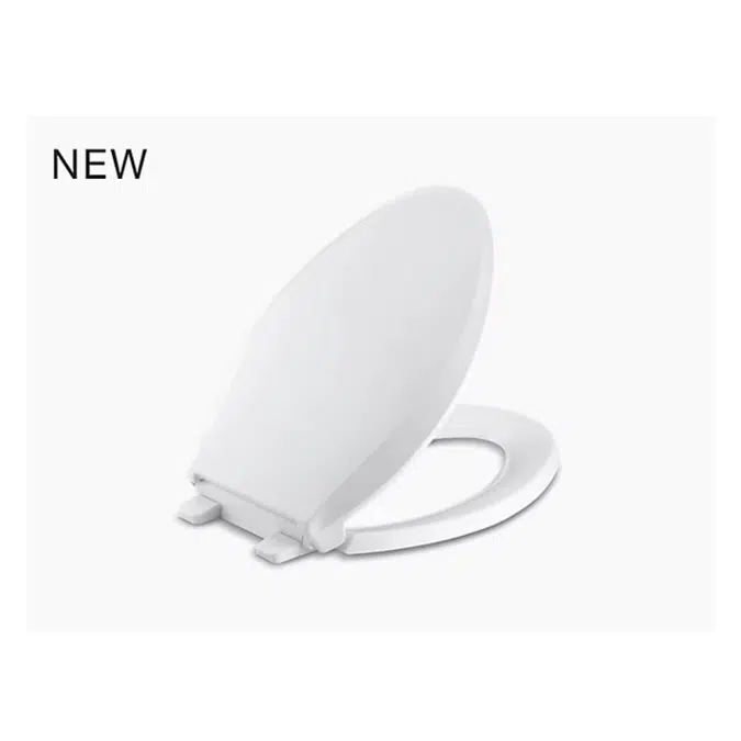 K-R25781-A Cachet® Quiet-Close™ Elongated antimicrobial toilet seat