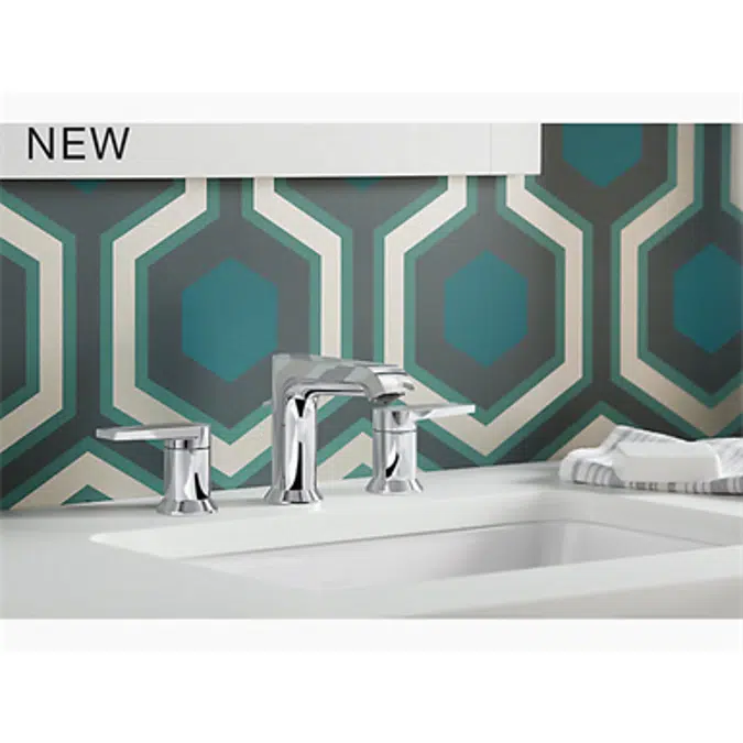 K-97093-4 Hint® Widespread bathroom sink faucet