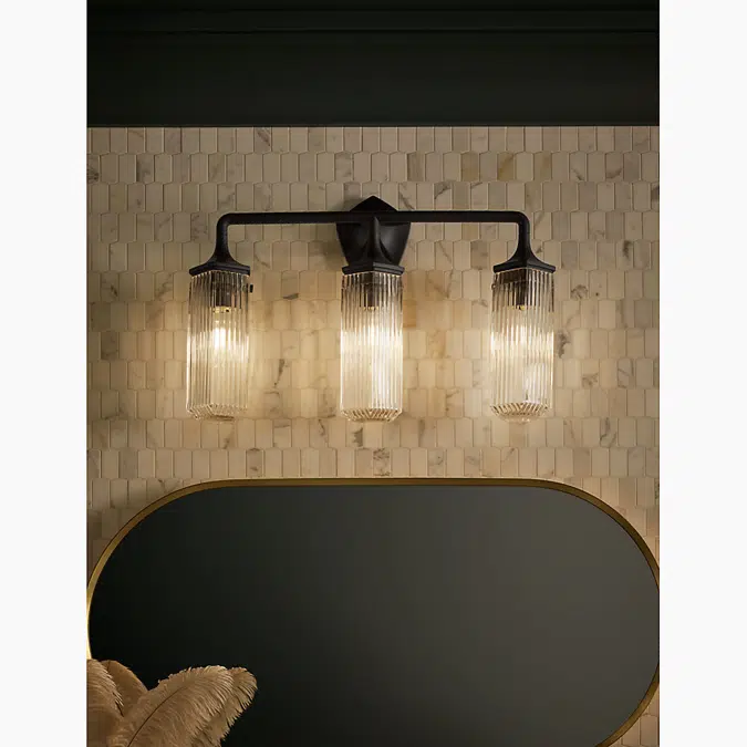 Occasion™ 24" three-light sconce