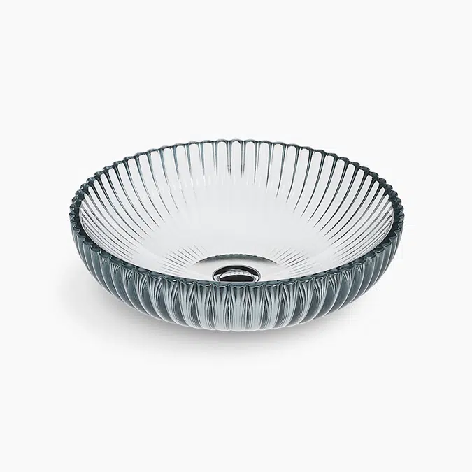 Salute™ 15" round vessel bathroom sink, no overflow