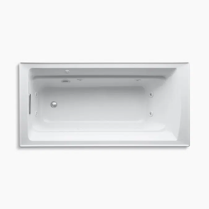 Archer® 72" x 36" drop-in heated whirlpool bath