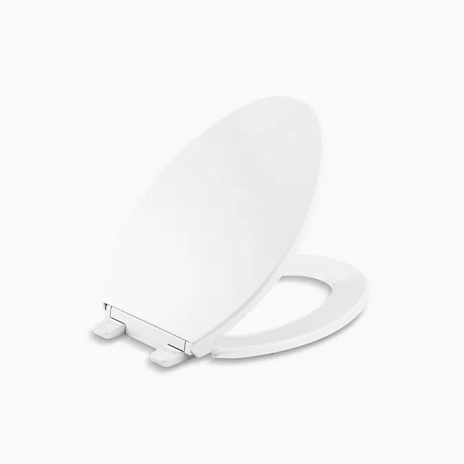 Layne® Quiet-Close™ elongated toilet seat with antimicrobial agent