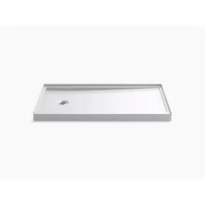 K-8459 Rely® 60" x 32" single-threshold shower base with left-hand drain için görüntü